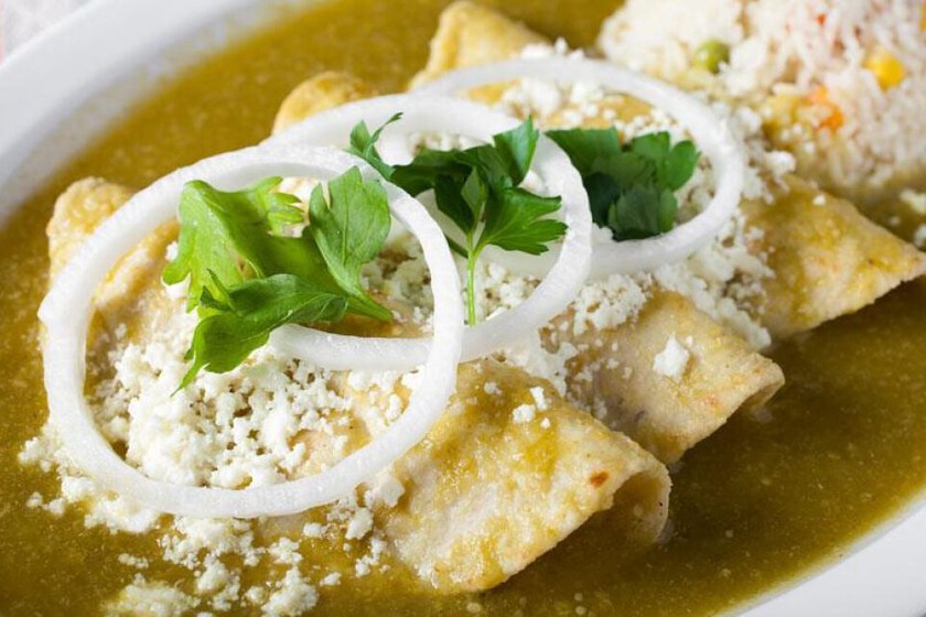 Enchiladas Verdes